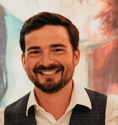 Portrait of Matthieu Vitoux, video game marketing director